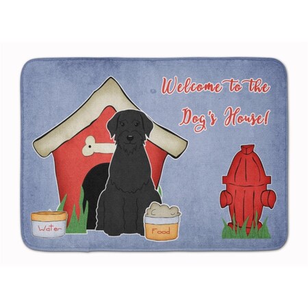 Carolines Treasures Dog House Collection Giant Schnauzer Machine Washable Memory Foam Mat BB2820RUG